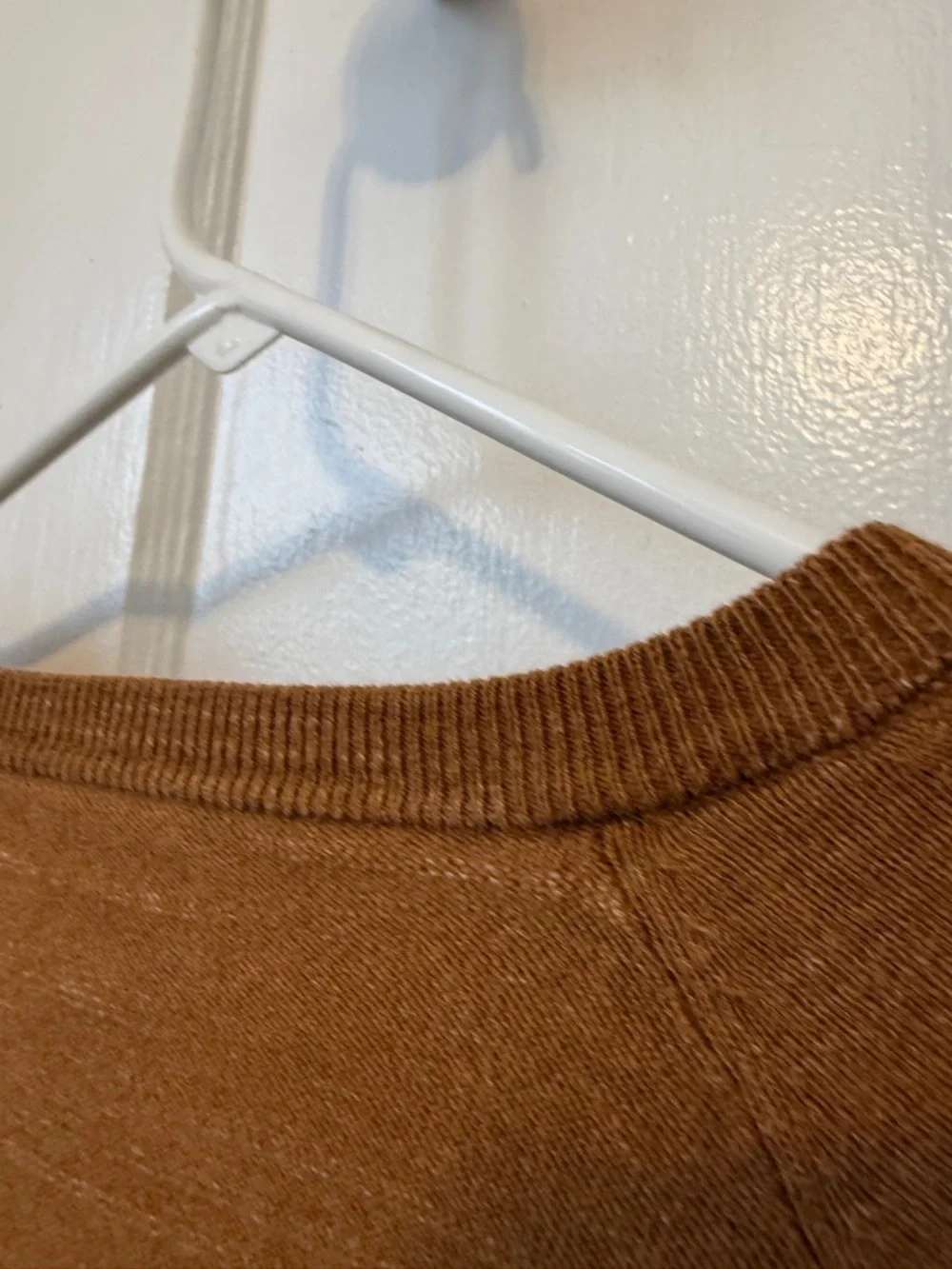 J. Crew Crewneck Sweater in Burnt Orange